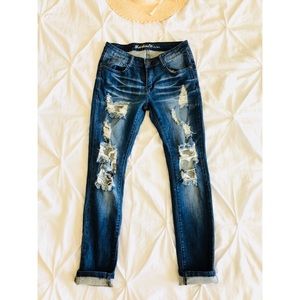 Distressed Skinnies